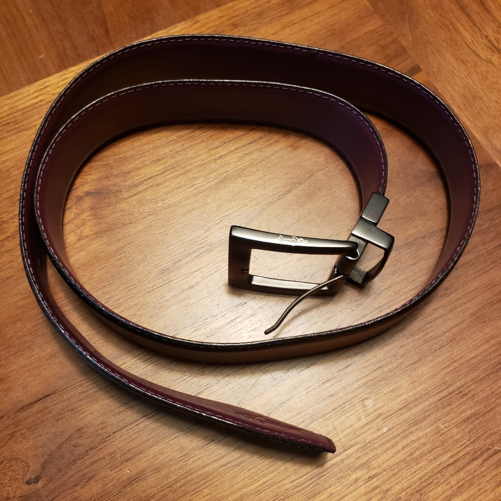 Greg Norman Mens Reversible Belt